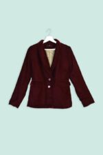 Blazer Gamine in Velluto Bordeaux King Louie