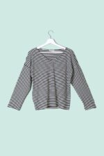 Maglia Scollo V a Righe Alisa - immagine 2