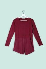 Maglia Sovrapposta in Modal a Righe Alisa - immagine 2
