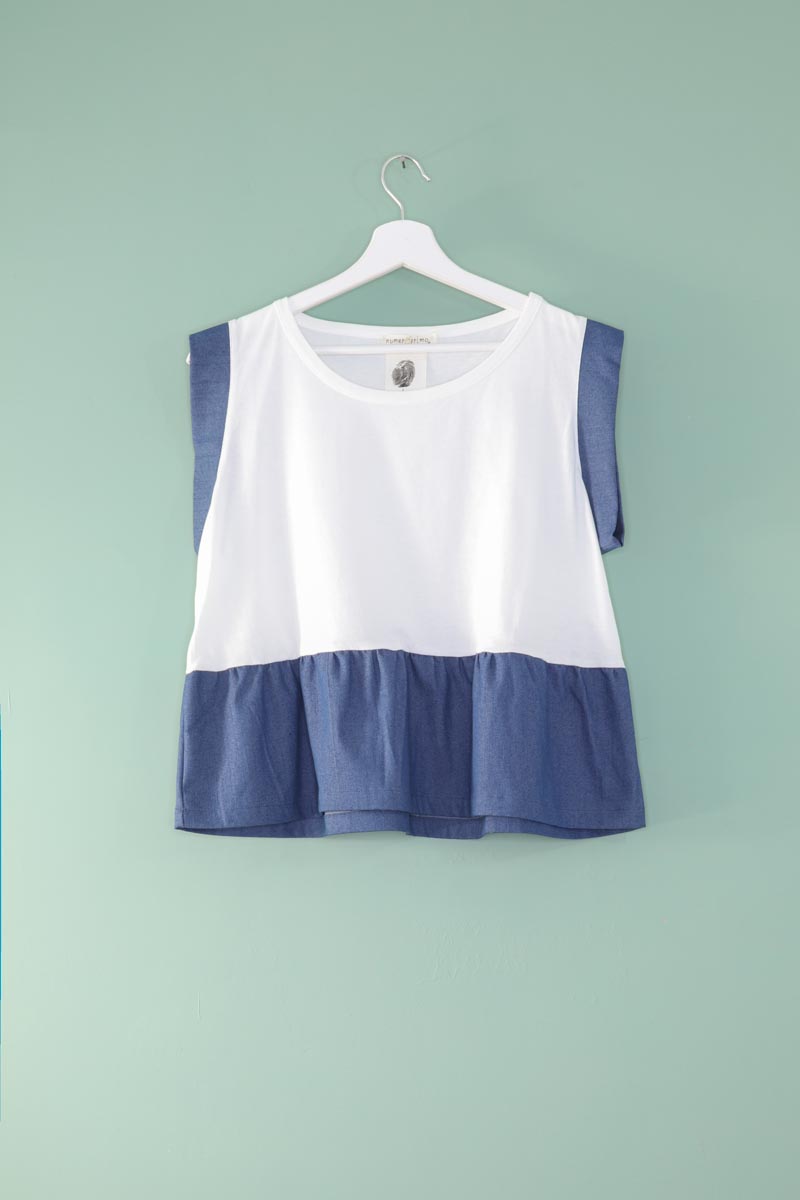 IMG_9304-1.jpeg Blusa Bicolore Numero Primo - immagine 1