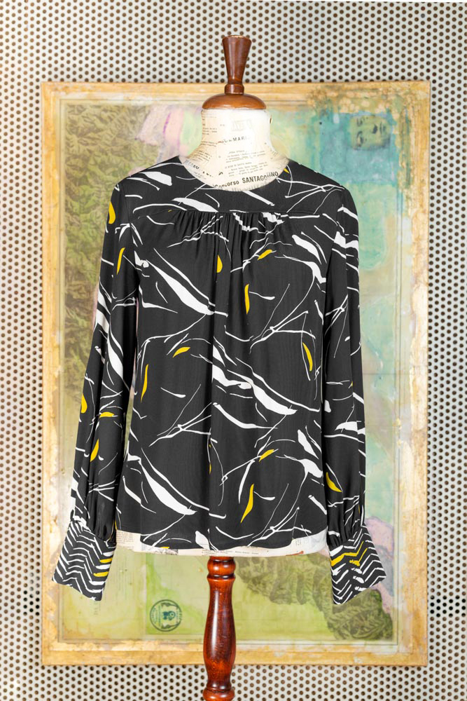 NUMERO-PRIMO-084-1.jpeg Blusa Girocollo Fantasia Numero Primo - immagine 1