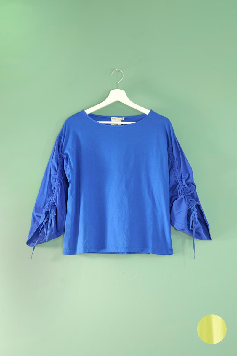 P1037370-copia.jpeg Blusa con Arricciatura Numero Primo - immagine 1
