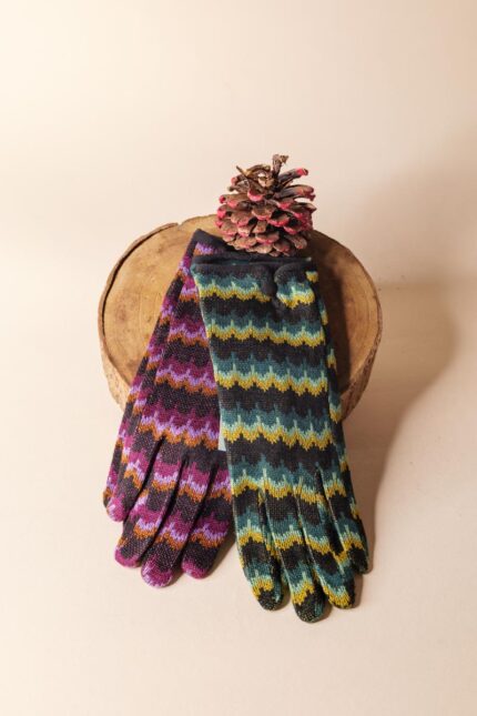 Guanti Fantasia Zig Zag