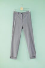 Pantaloni slim Gessati Mousse - immagine 2