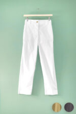 Pantalone a Sigaretta in Popeline Numero Primo