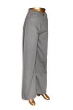 Pantalone Slouchy Drill Salvia Le Morgane - immagine 2