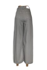 Pantalone Slouchy Drill Salvia Le Morgane - immagine 3