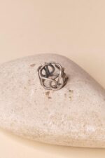 Anello Fascia Rigida in Peltro Majo
