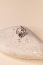 Anello Fascia Rigida in Peltro Majo - immagine 2