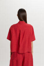 Camicia Anna Boxy Shirt in Lino – Tumbler Finished Phisique Du Role - immagine 3