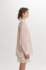 Camicia in mussola di cotone rosa Phisique Du Role - immagine 3