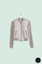 Chiodo Donna in Pelle e Maglia Traforata The Jack