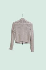 Chiodo Donna in Pelle e Maglia Traforata The Jack - immagine 3