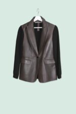 Giacca Donna Pelle e Maglia Soave Knit The Jack
