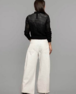 Chiodo Donna in Pelle e Maglia Traforata The Jack - immagine 6