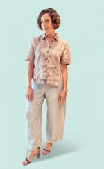 Camicia Anna Boxy Shirt in Lino – Tumbler Finished Phisique Du Role - immagine 5