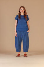 Maglia in Lino a Righe Mama B - immagine 4