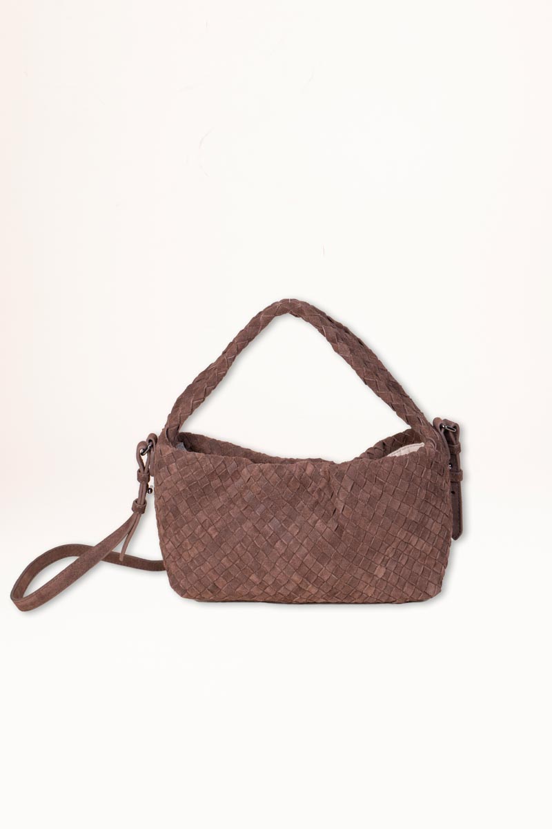 P1109256 Borsa con Tracolla intrecciata Scamosciata The Jack - immagine 1