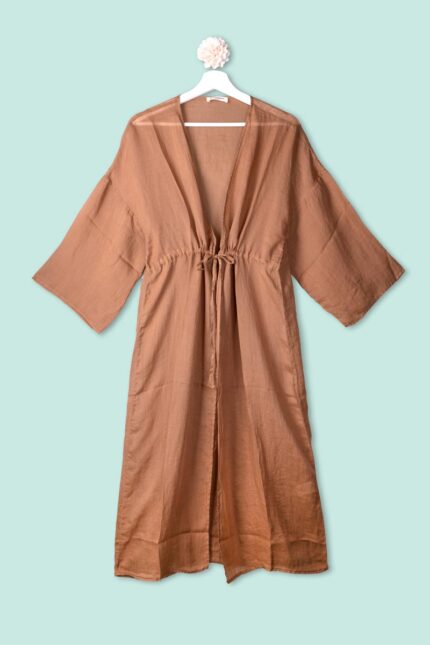 Abito Caftano Tabacco Madame Venice