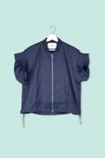 Bomber Manica Corta Navy Floor