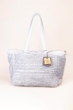 Borsa in pelle di vitello pieno fiore Majo