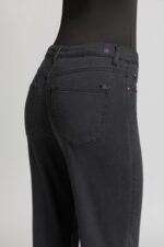 Pantalone Sleek Straight Black Denim - Cigala's - immagine 4