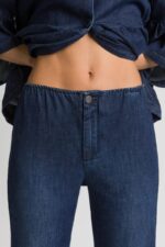 Denim Elastic Waist Flare - Cigala's - immagine 2