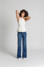 Pantaloni 5 Pocket Palazzo - Jeans Cigala's - immagine 3