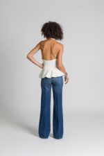 Pantaloni 5 Pocket Palazzo - Jeans Cigala's - immagine 2