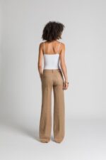 Pantaloni 5 Pocket Palazzo - Misto Lino Cigala's - immagine 3