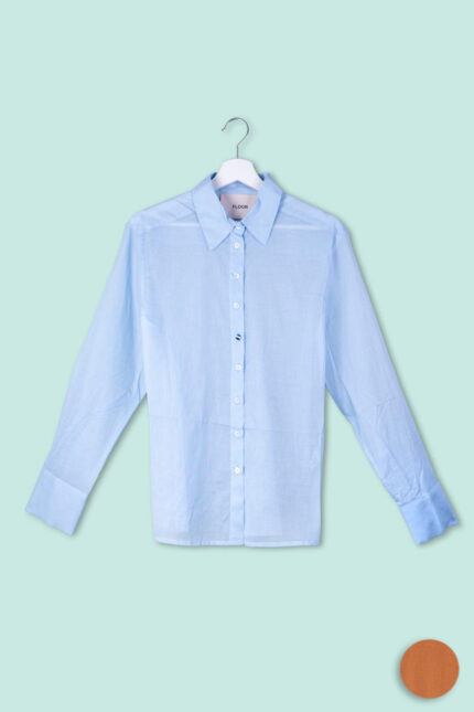 Camicia Taglio Uomo in mussola di cotone Floor