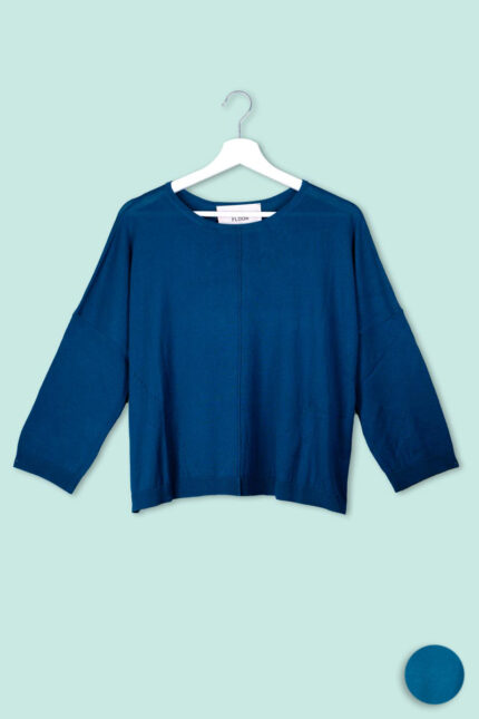 Maglia con scollo a barchetta Floor