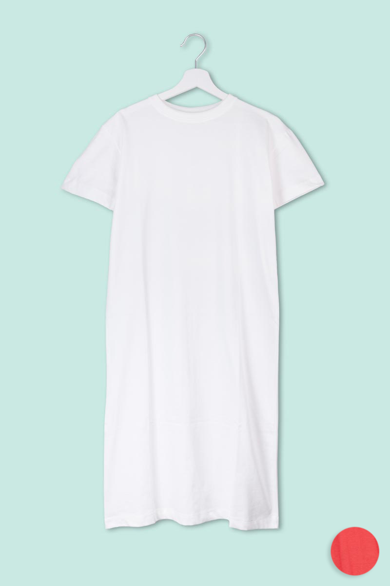 26PA3210-COLORE01 copia Abito T-shirt in cotone organico Alisa - immagine 1