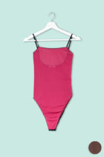 Body in tulle con scollo quadrato Alisa