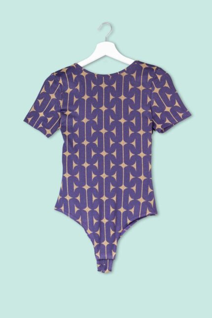 Body Mela in Lurex Viola Luce