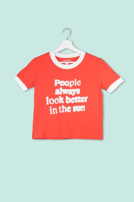 T-Shirt People Rossa Thinking Mu