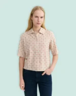 Camicia manica corta check Thinking Mu - immagine 2