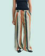 Pantaloni a Righe Thinking Mu - immagine 2
