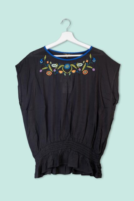 Blusa con Ricamo Floreale King Louie