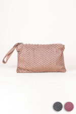 Pochette in Pelle Traforata Kiome