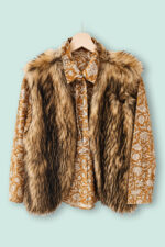 Camicia in cotone con fantasia floreale e cashmere Madame Venice - immagine 2
